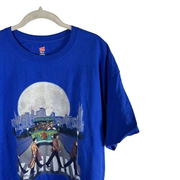 Hanes Scooby Doo Blue Men’s Shirt - Picture 3 of 5